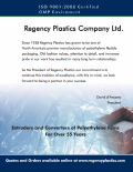 Regency Plastics Product Brochure